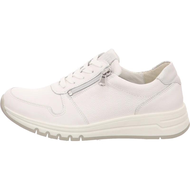 Waldläufer Schnürschuh H-April weiß-kombi.