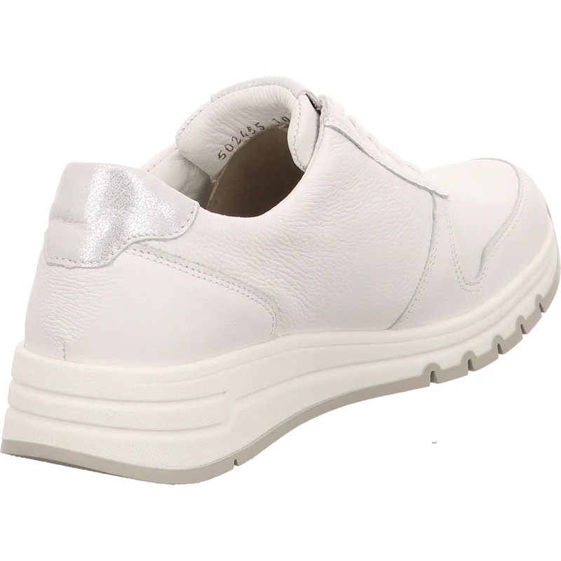 Waldläufer Schnürschuh H-April weiß-kombi.