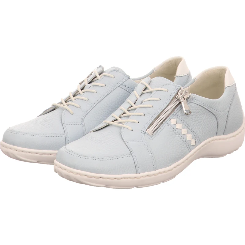 Waldläufer Schnürschuh Henni hellblau