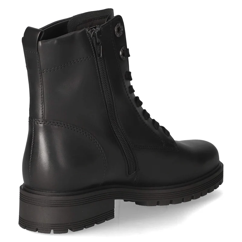 Schnürstiefeletten Schwarz