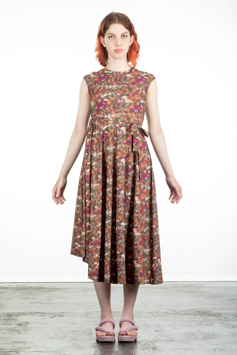 Schella Kann 2 Damen Empire Kleid ausgestellt multicolor Art
