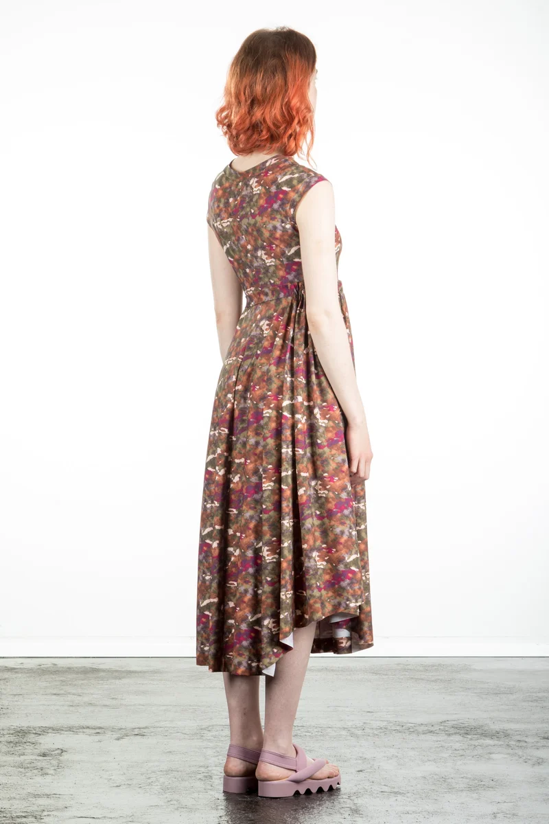 Schella Kann 2 Damen Empire Kleid ausgestellt multicolor Art