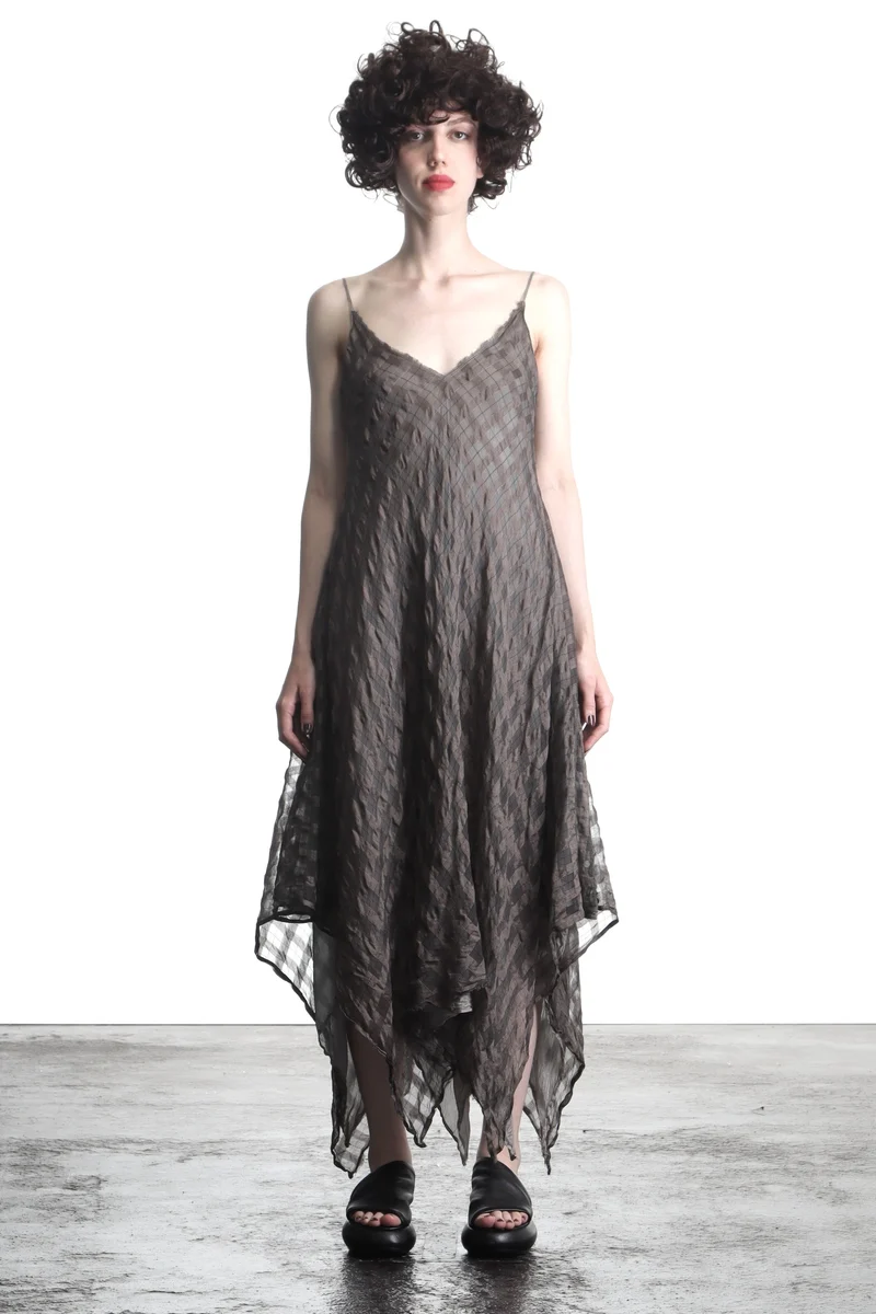 Marc Le Bihan Damen Asymmetrisches Kleid Seide nude