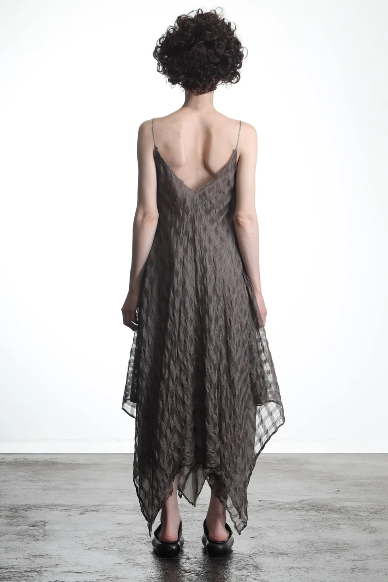 Marc Le Bihan Damen Asymmetrisches Kleid Seide nude