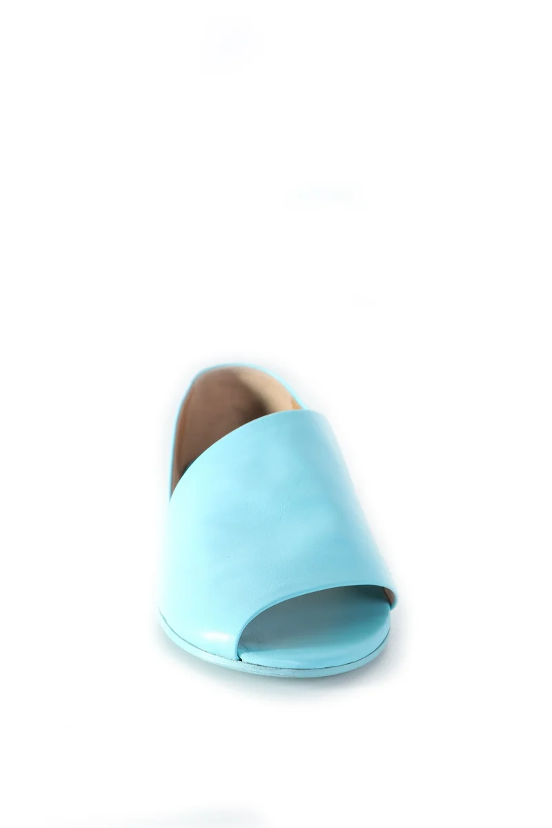 Marsèll Damen Leder Slipper offen türkis