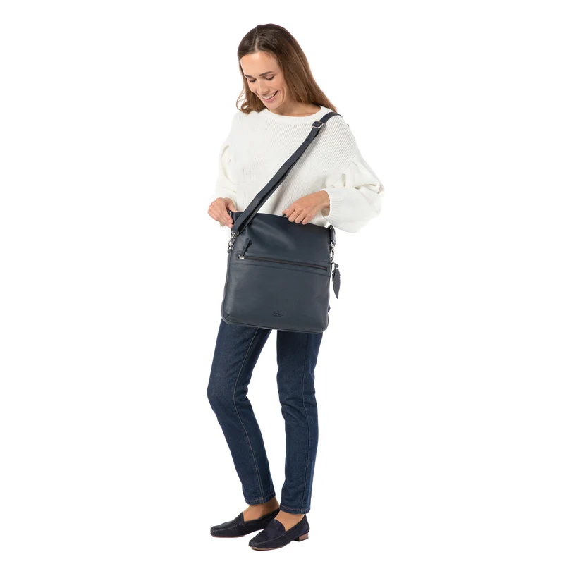 Crossbody Bag (L) - navy