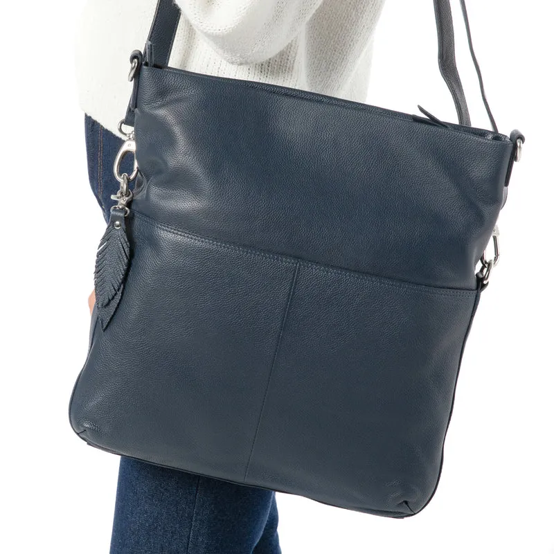 Crossbody Bag (L) - navy
