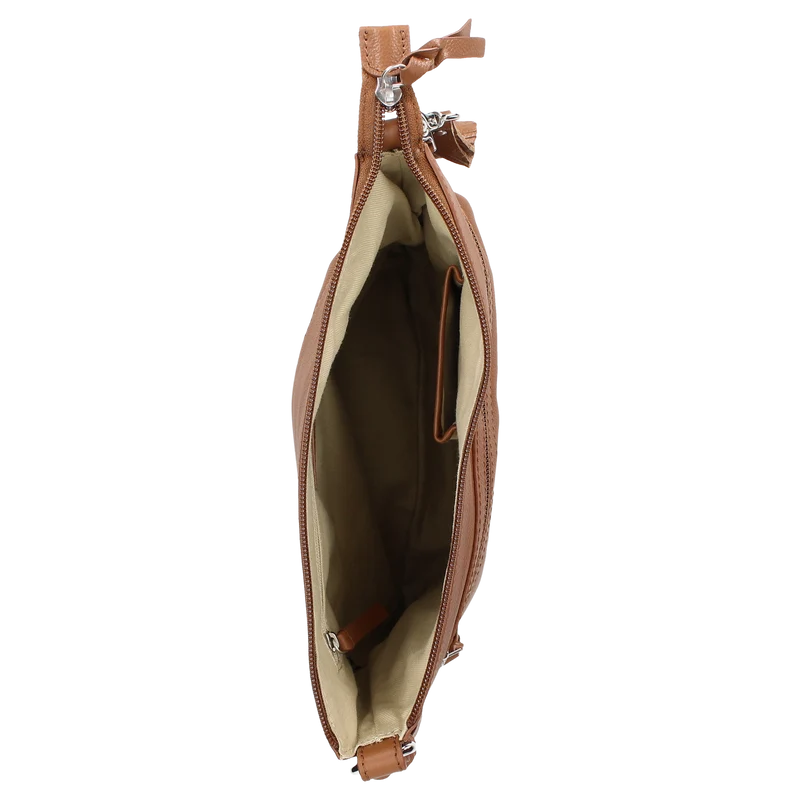 Crossbody Bag (M) - cognac