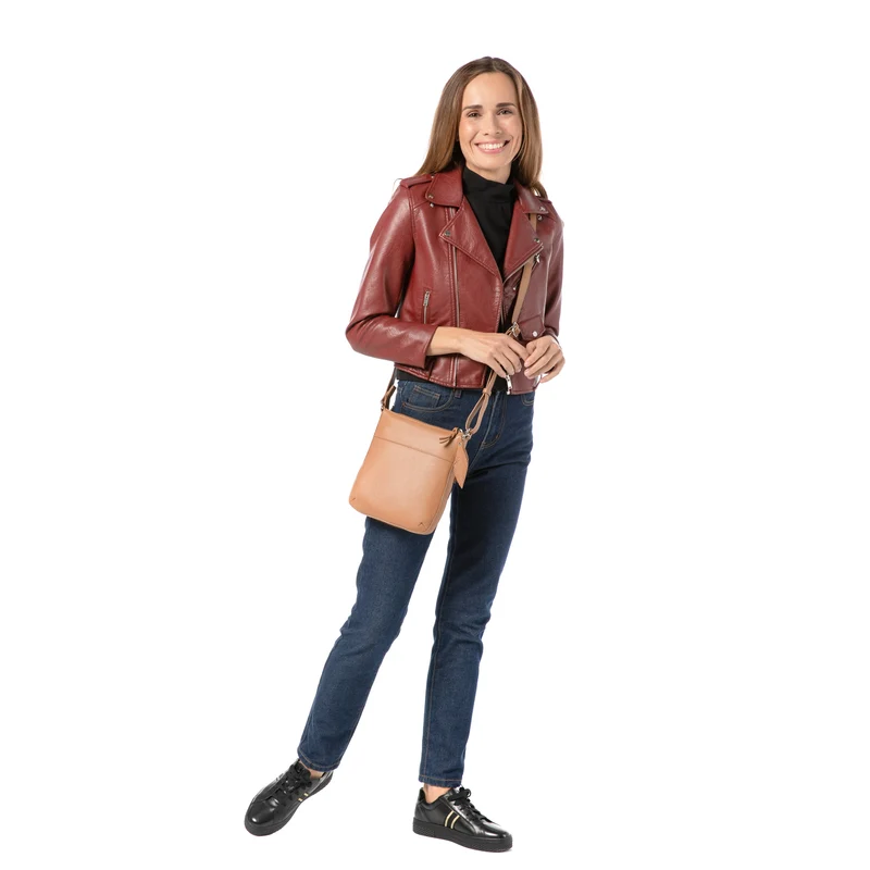 Crossbody Bag (S) - cognac