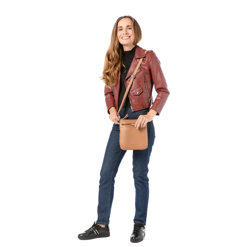 Crossbody Bag (S) - cognac