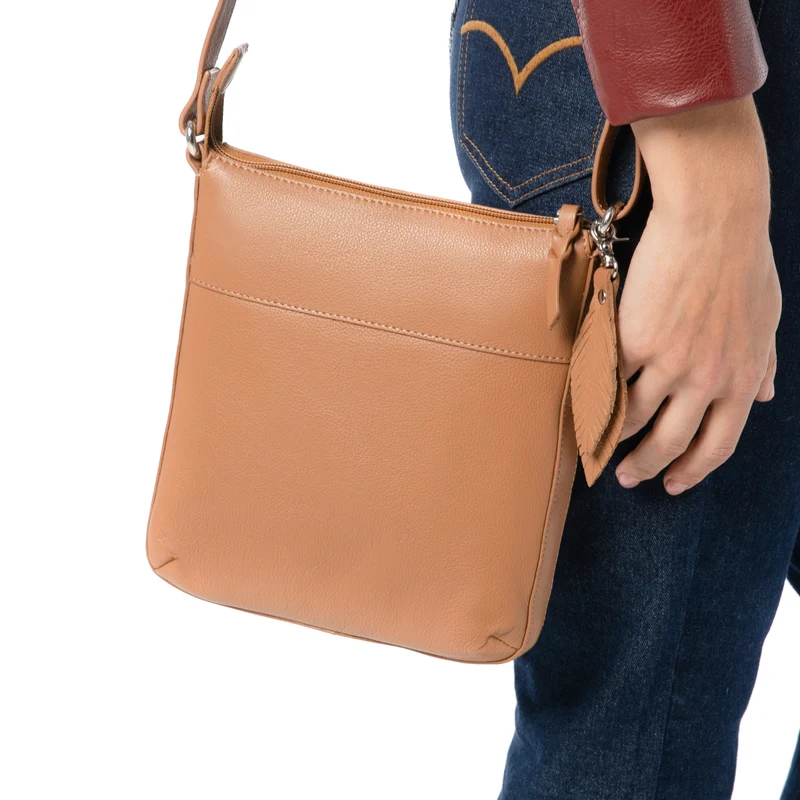 Crossbody Bag (S) - cognac