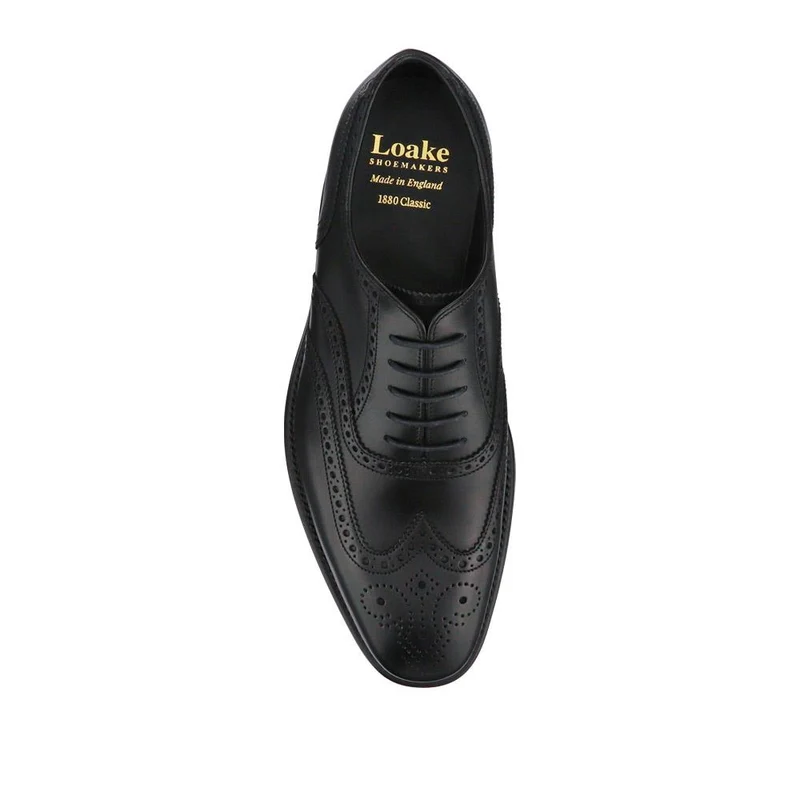 Buckingham Wide-Fit Leather Brogues - LOA41501 / 327 668 - Black