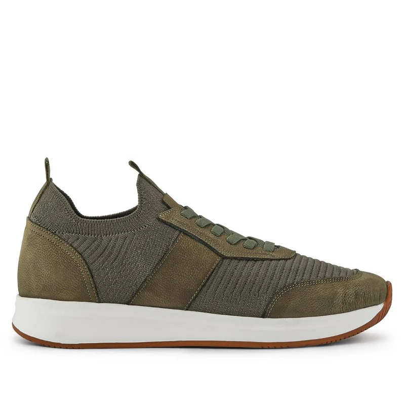 Sean Leather Trainers - SEAN / 327 147 - Khaki