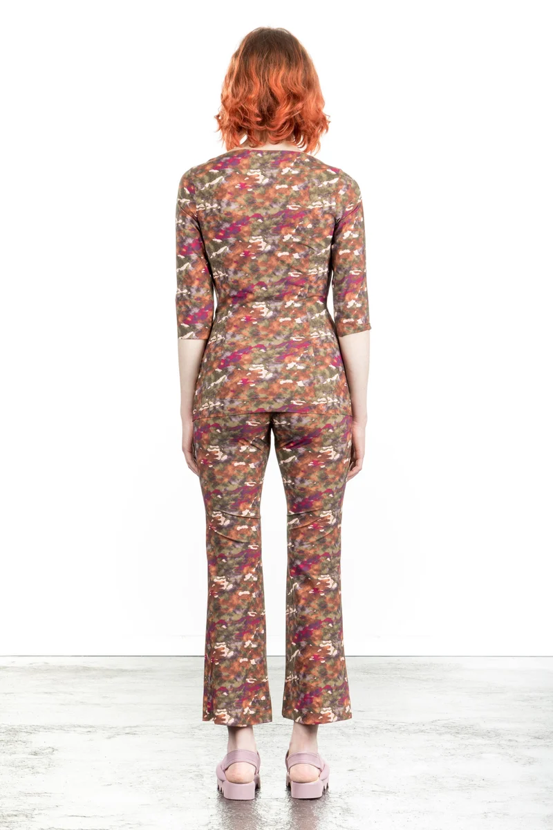 Schella Kann 2 Damen Shirt mit 3/4 Arm multicolor