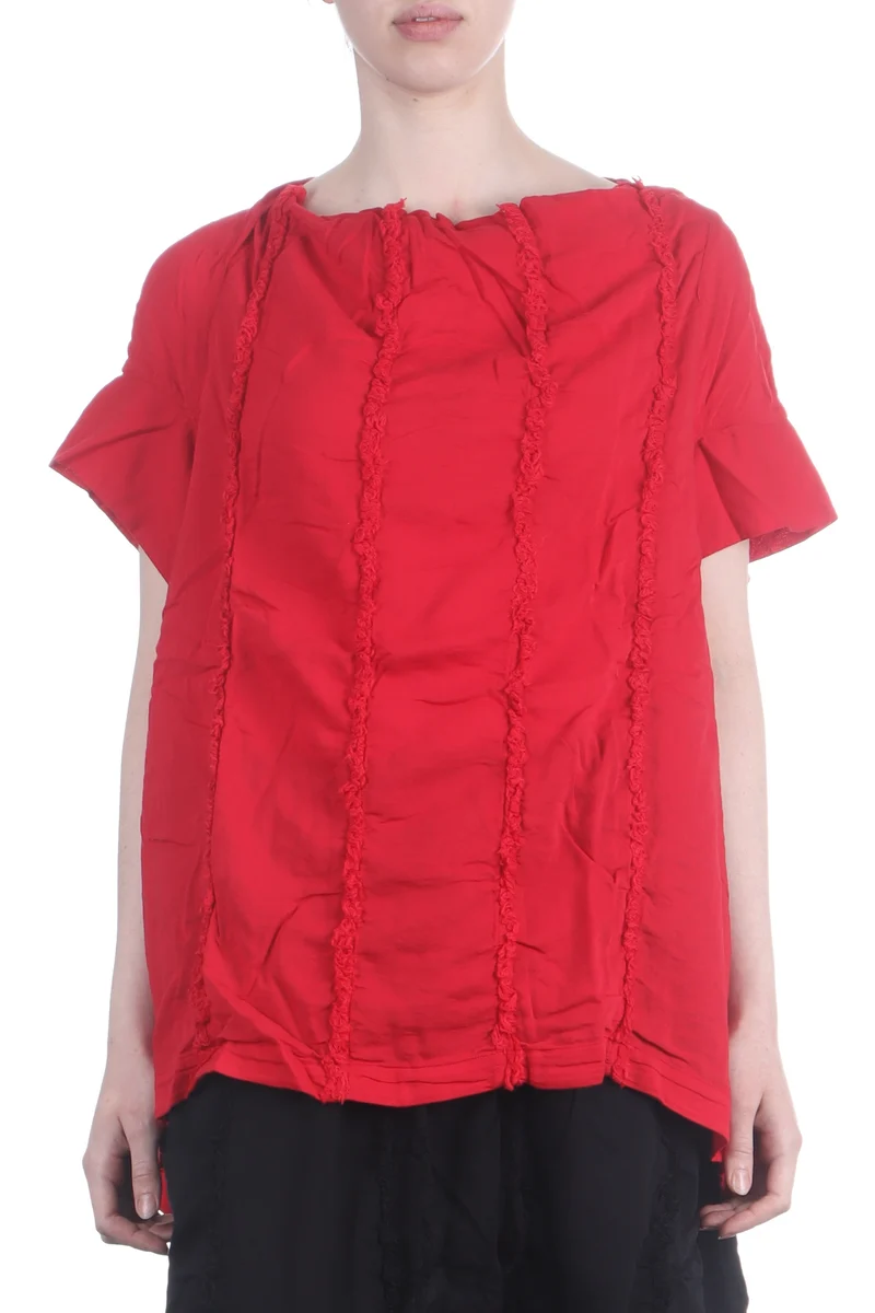 Rundholz Dip Damen Top rot