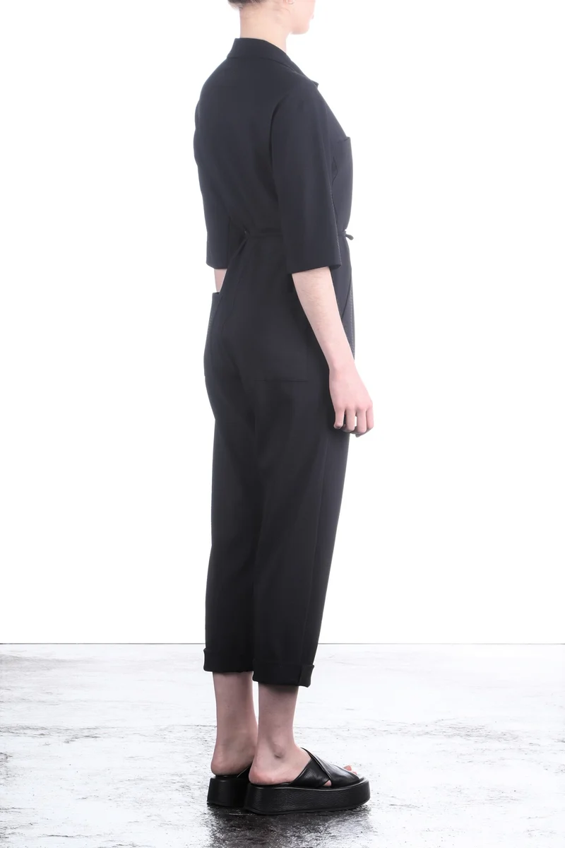 Schella Kann 2 Damen Stretch Jumpsuit schwarz