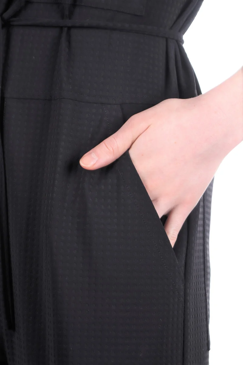 Schella Kann 2 Damen Stretch Jumpsuit schwarz