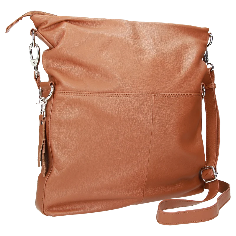 Crossbody Bag (L) - cognac