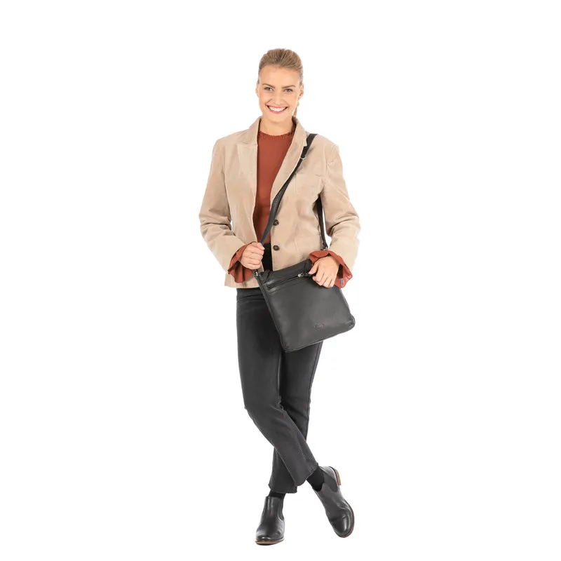 Crossbody Bag (M) - schwarz