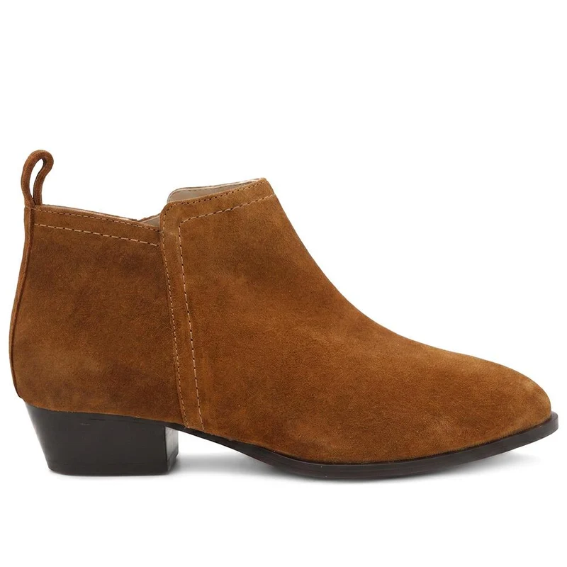 Floralie Leather Cushioned Ankle Boots - FLORALIE / 329 919