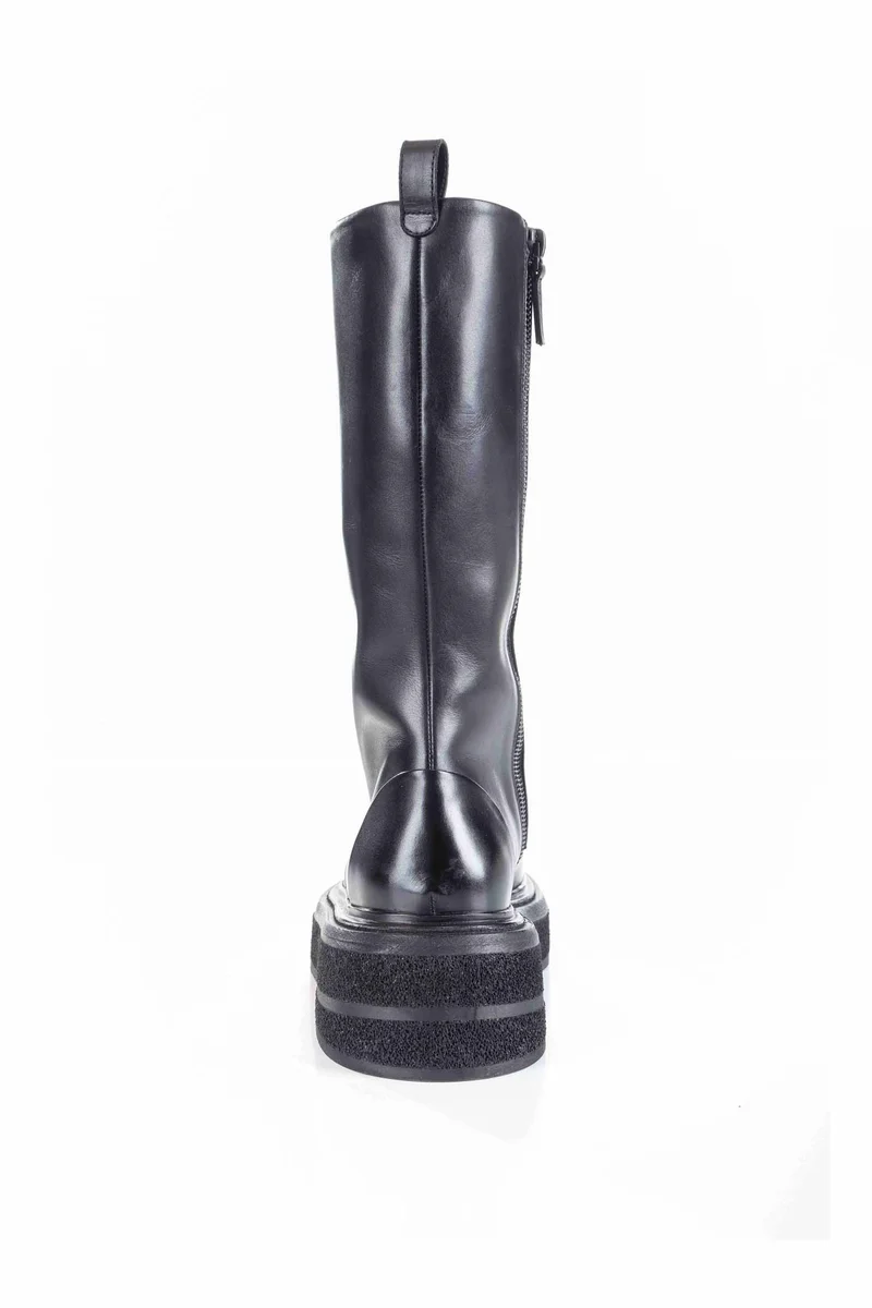Marsèll Damen Leder Stiefel ZUCCONE STIVALE schwarz
