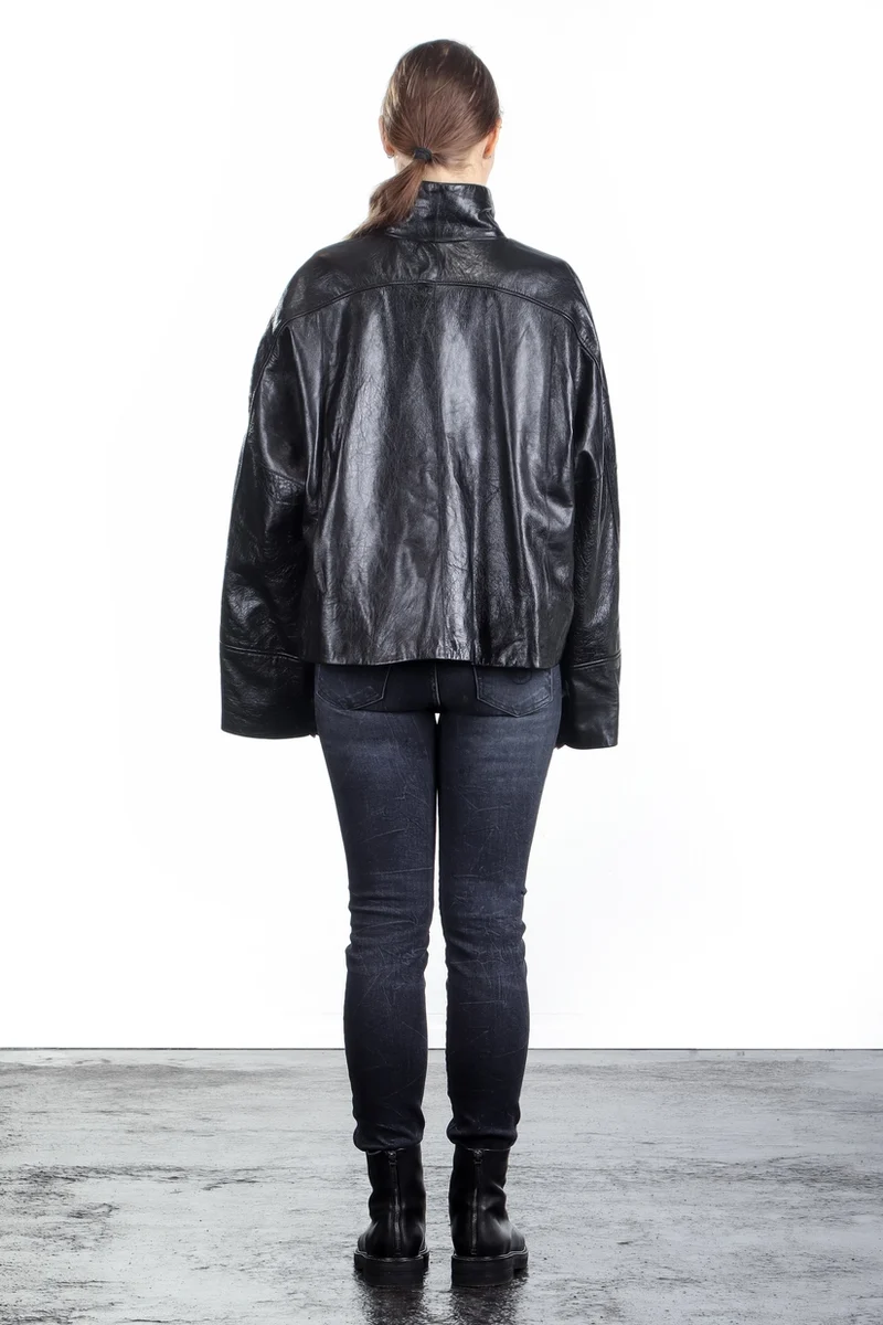 Annette Görtz Damen Lederjacke DEXO schwarz