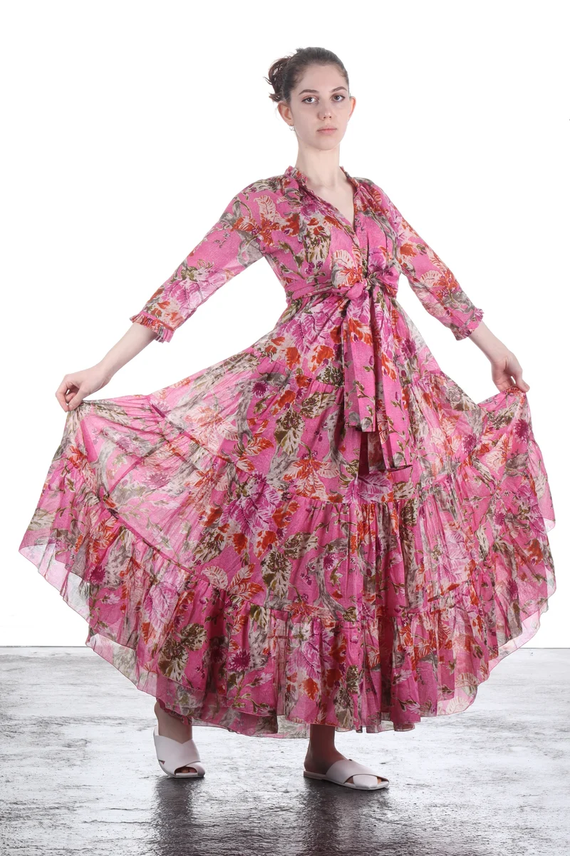 SAMANTHA SUNG Bohemian Blusenkleid EDEN mit Print soft pink