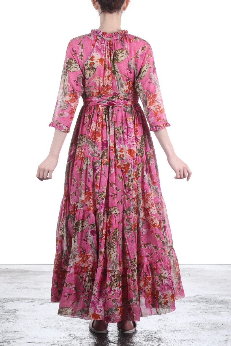 SAMANTHA SUNG Bohemian Blusenkleid EDEN mit Print soft pink