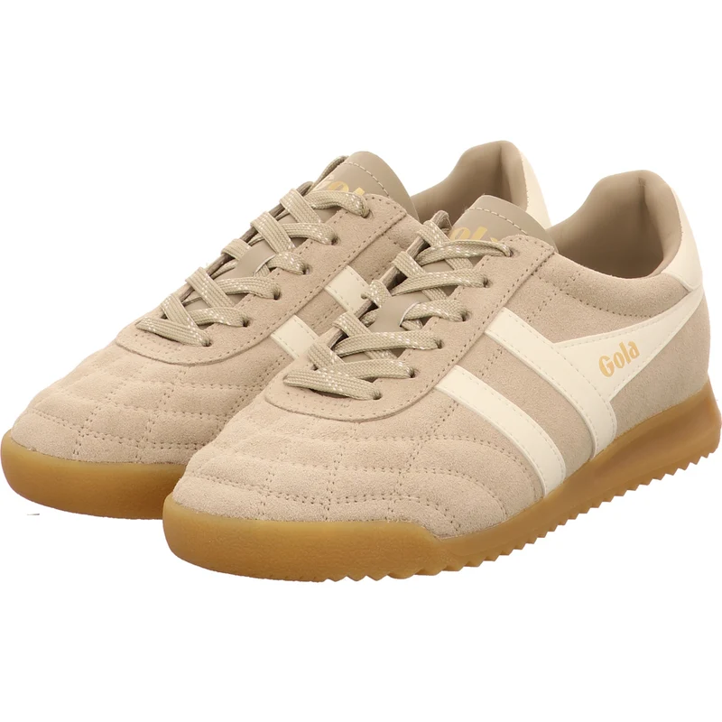 Gola Schnürschuh Stadium Suede beige-kombi.
