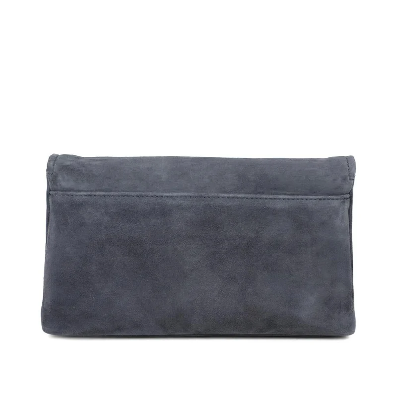 Wings Touch-Fasten Leather Bag - WINGS / 327 014 - Navy