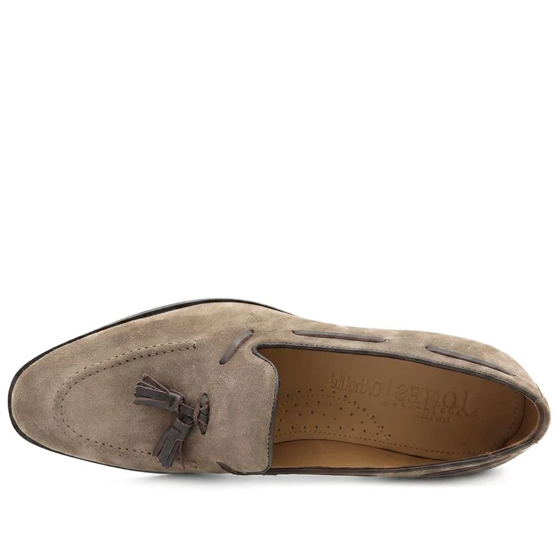 Rolando Leather Tassel Loafers - ROLANDO / 329 985 - Taupe Suede