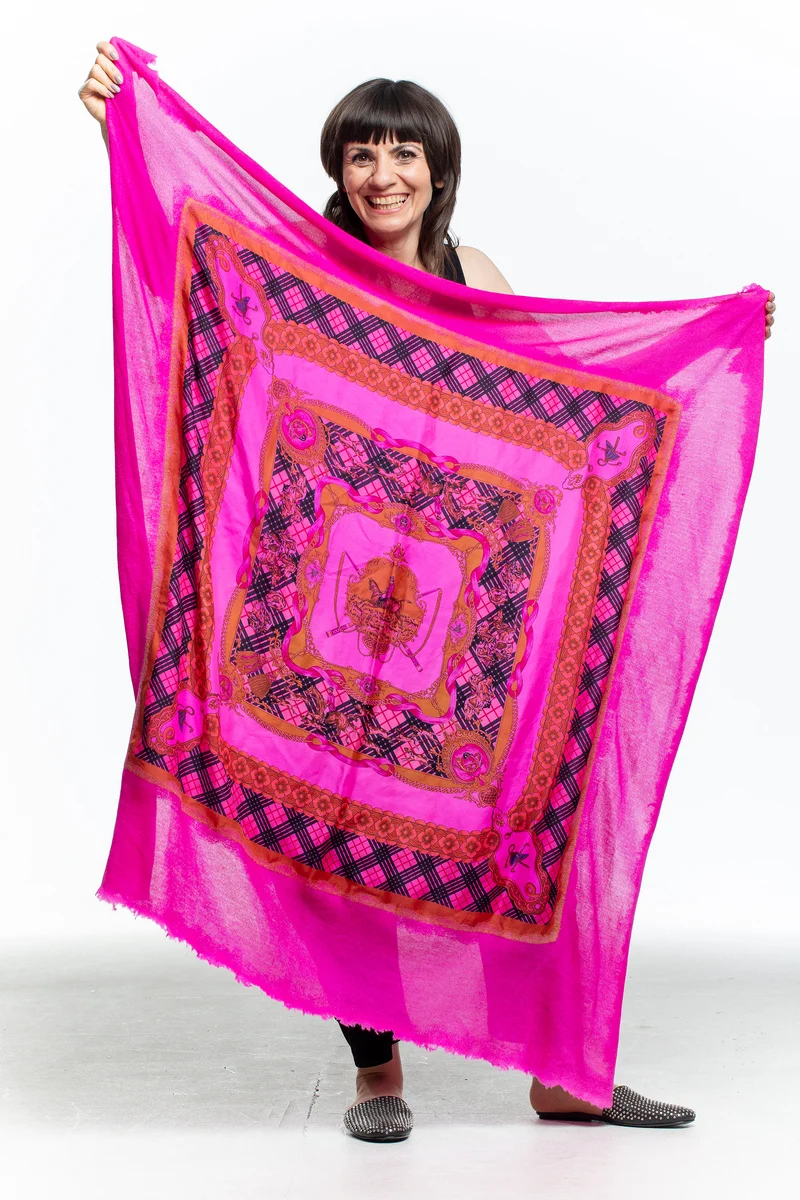 AVANT TOI Damen Kaschmir Schal pink