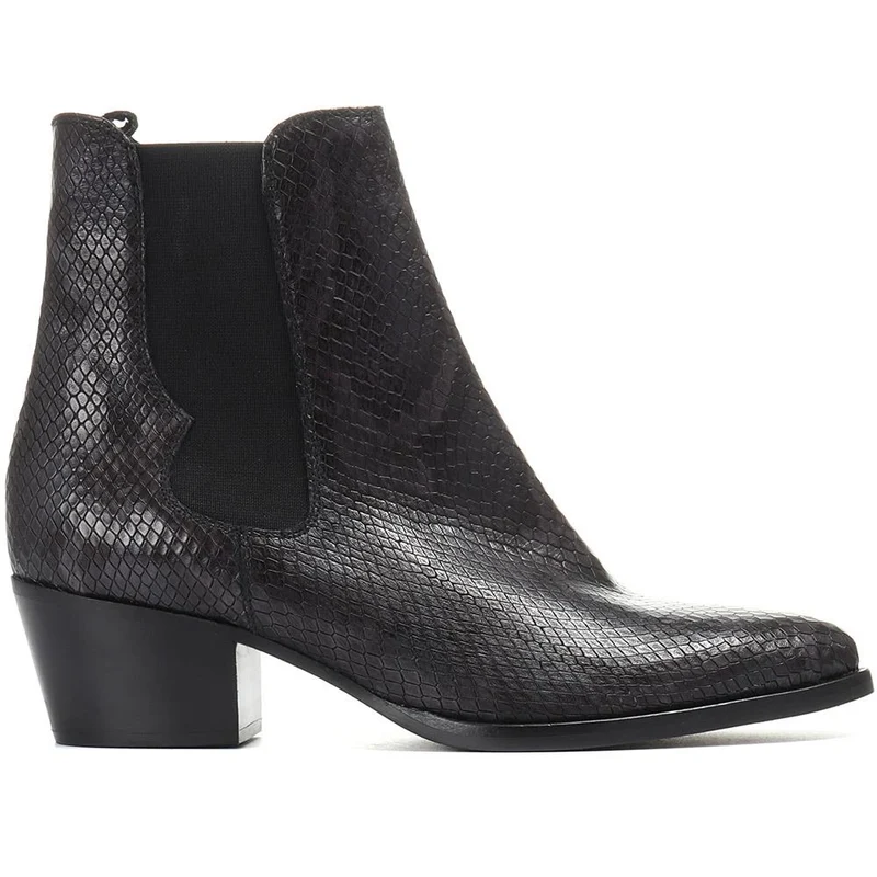 Western Snake Print Boots - CARM30515 / 316 588