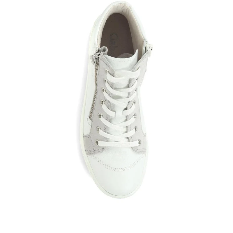 Bulner Suede High-Top Trainers - GAB35514 / 321 584 - Light Grey