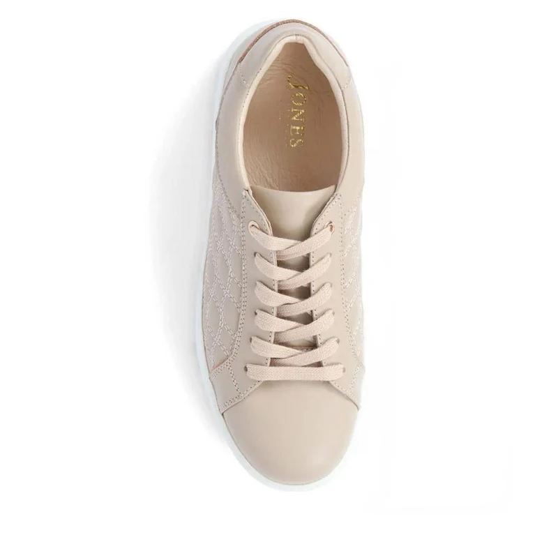 Alara Cushioned Lace Up Trainers - ALARA / 329 915 - Beige