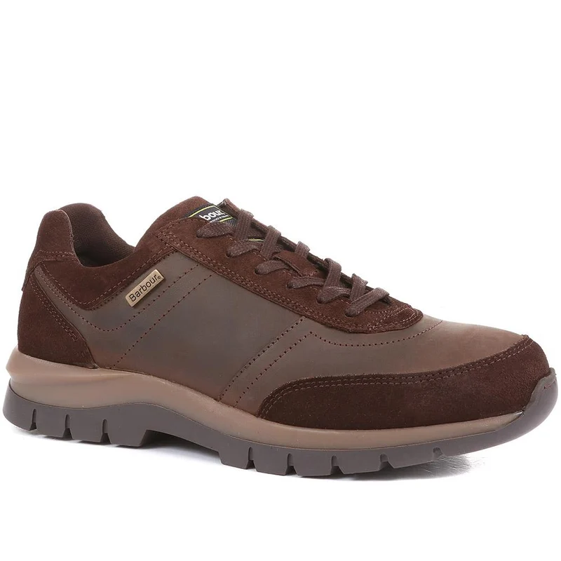 Armstrong Lace-Up Trainers - BARBR36500 / 322 441 - Chocolate