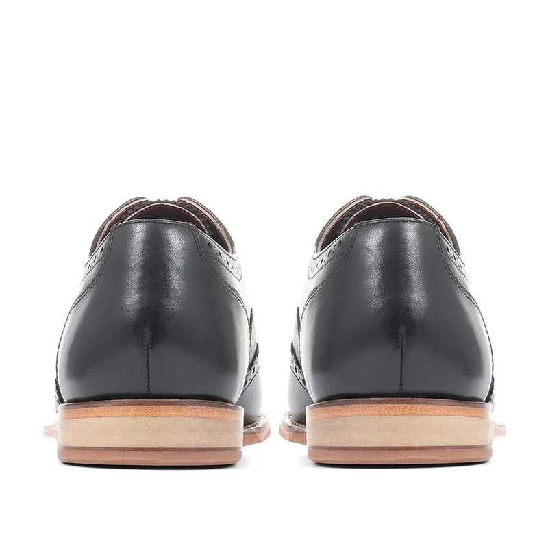 Kassandra Goodyear Welted Leather Brogues - KASSANDRA / 322 781 - Black