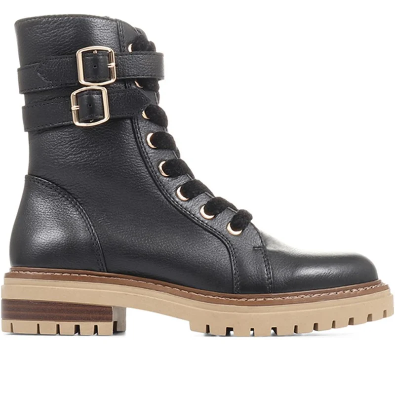 Simonetta Biker Boots - SIMONETTA / 322 842 - Black