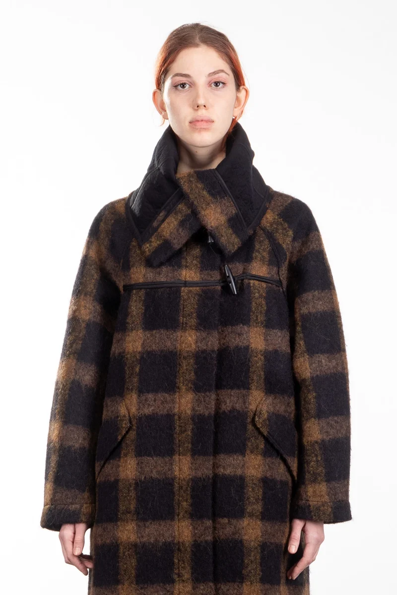 Annette Görtz Damen Dufflecoat kariert