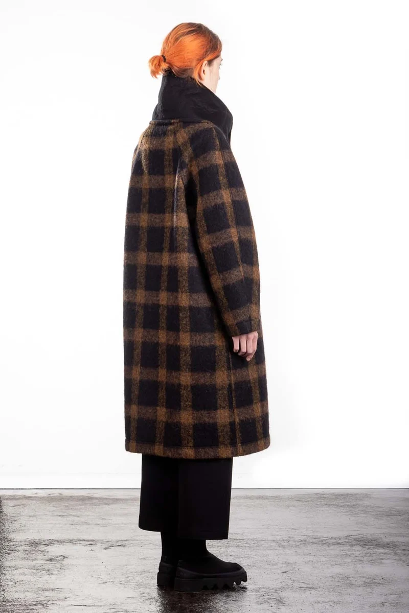 Annette Görtz Damen Dufflecoat kariert