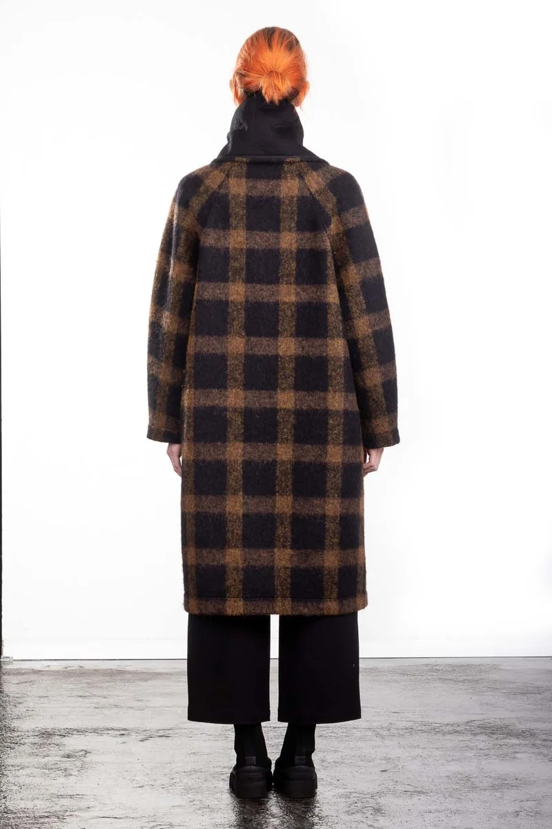Annette Görtz Damen Dufflecoat kariert