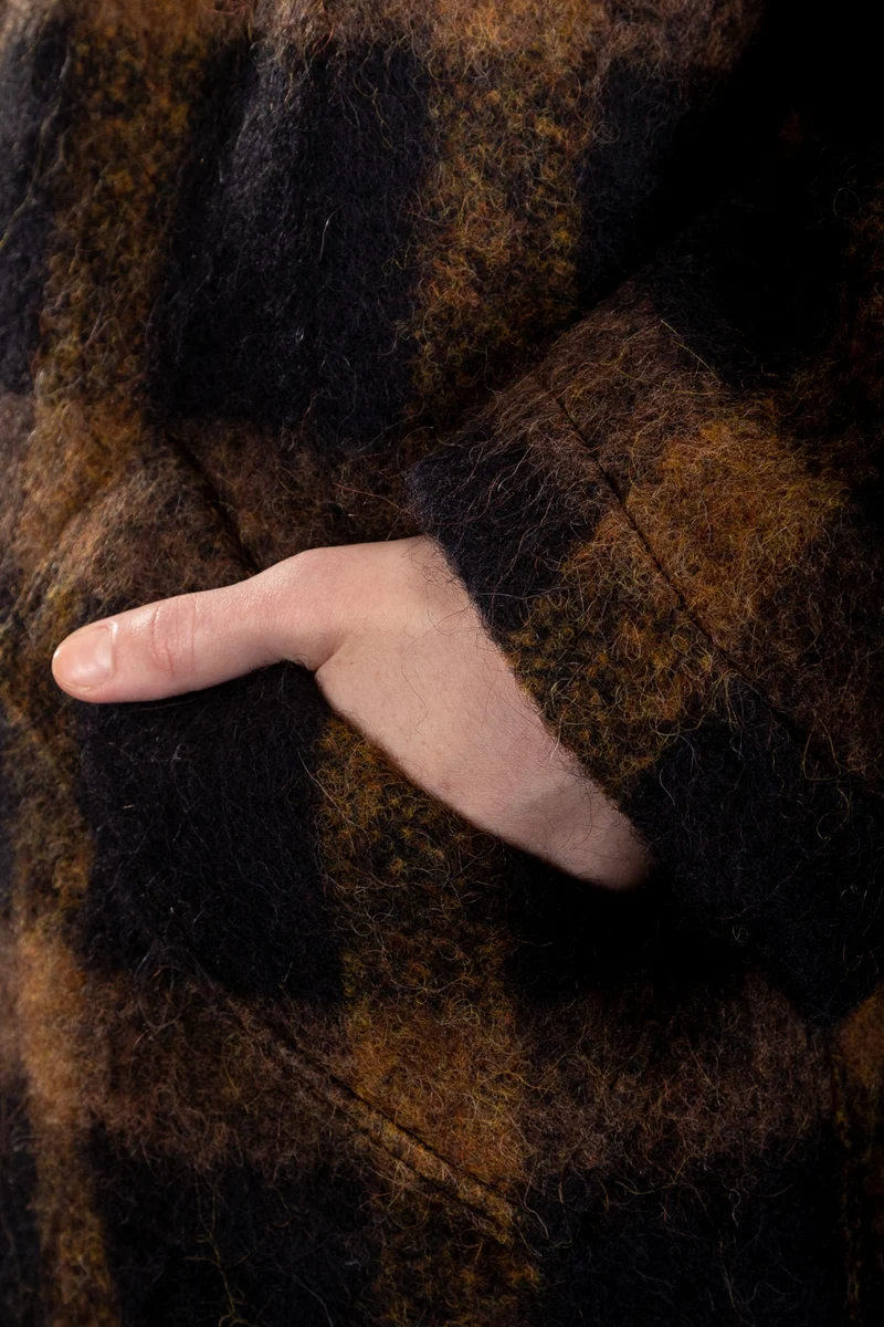 Annette Görtz Damen Dufflecoat kariert