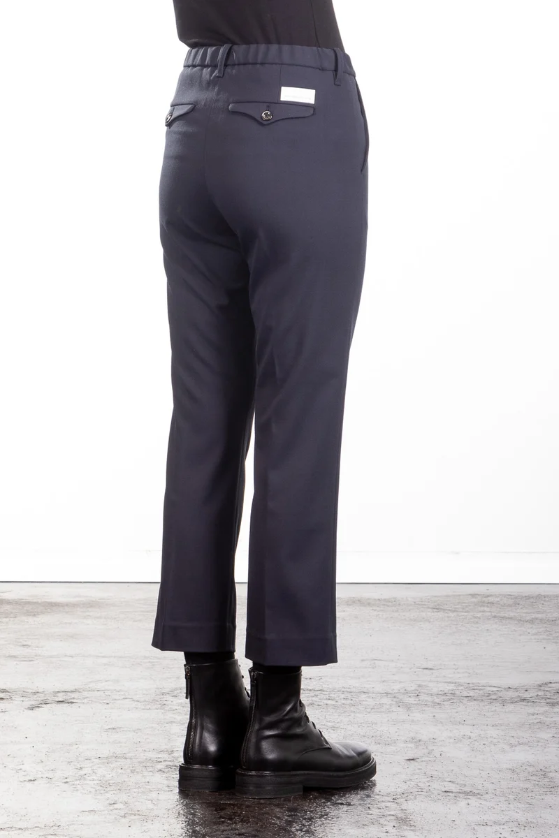 Nine In The Morning Damen 7/8 Hose Magda navy