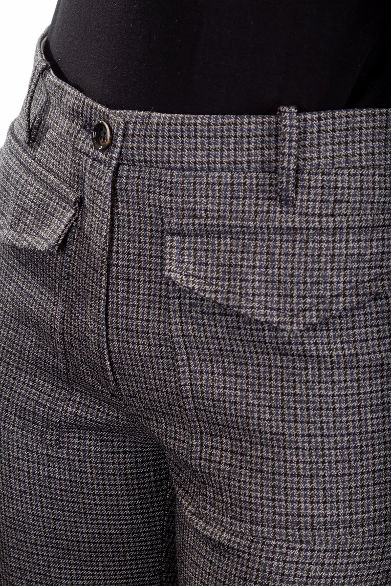 Nine In The Morning Damen Cropped Culotte Wollhose Lucy grau