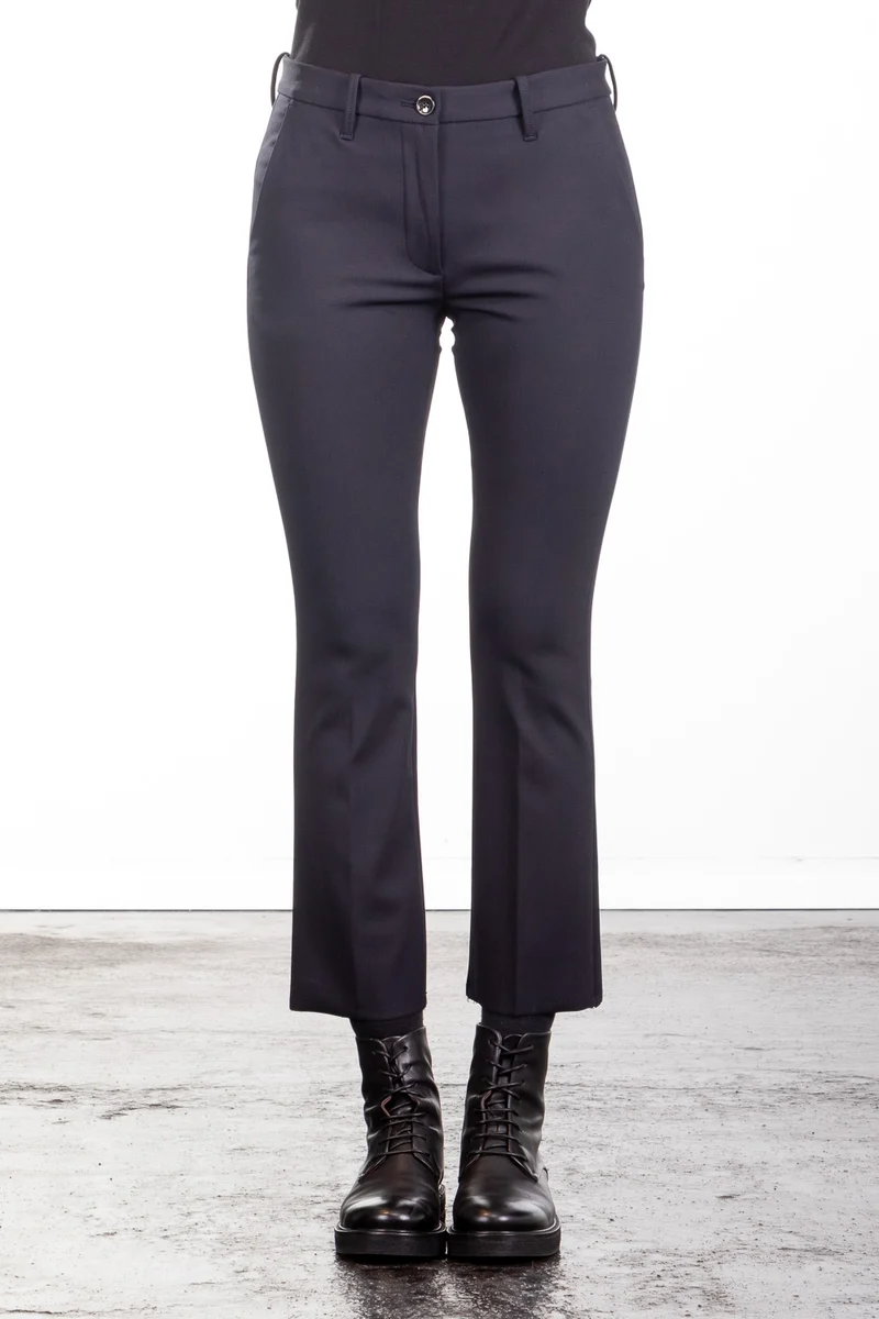 Nine In The Morning Damen 7/8 Hose Rome navy