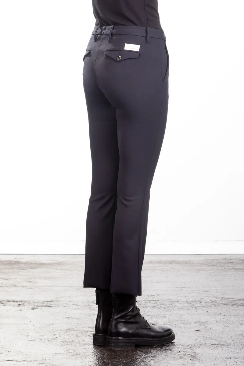 Nine In The Morning Damen 7/8 Hose Rome navy