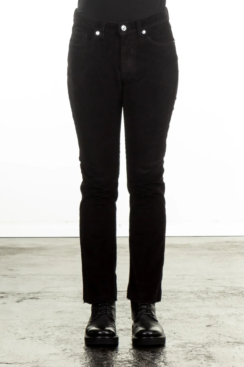 Nine In The Morning Damen 7/8 Cordhose Endless black