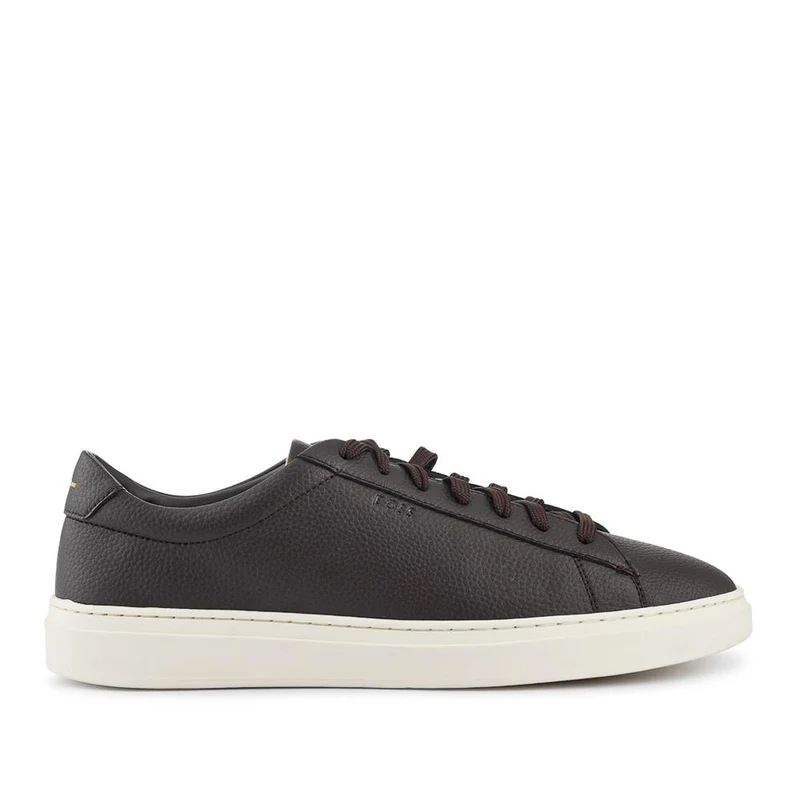 Boss Leather Low-Top Trainers - HUGO41504 / 327 624 - Dark Brown