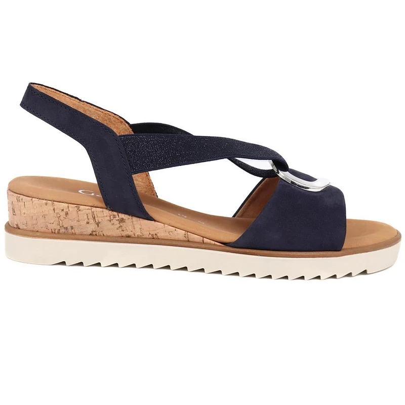Reese Chunky Leather Sandals - GAB39509 / 325 075 - Navy