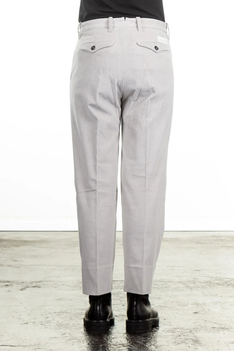 Nine In The Morning Damen Cropped Cordhose Lavinia wollweiß